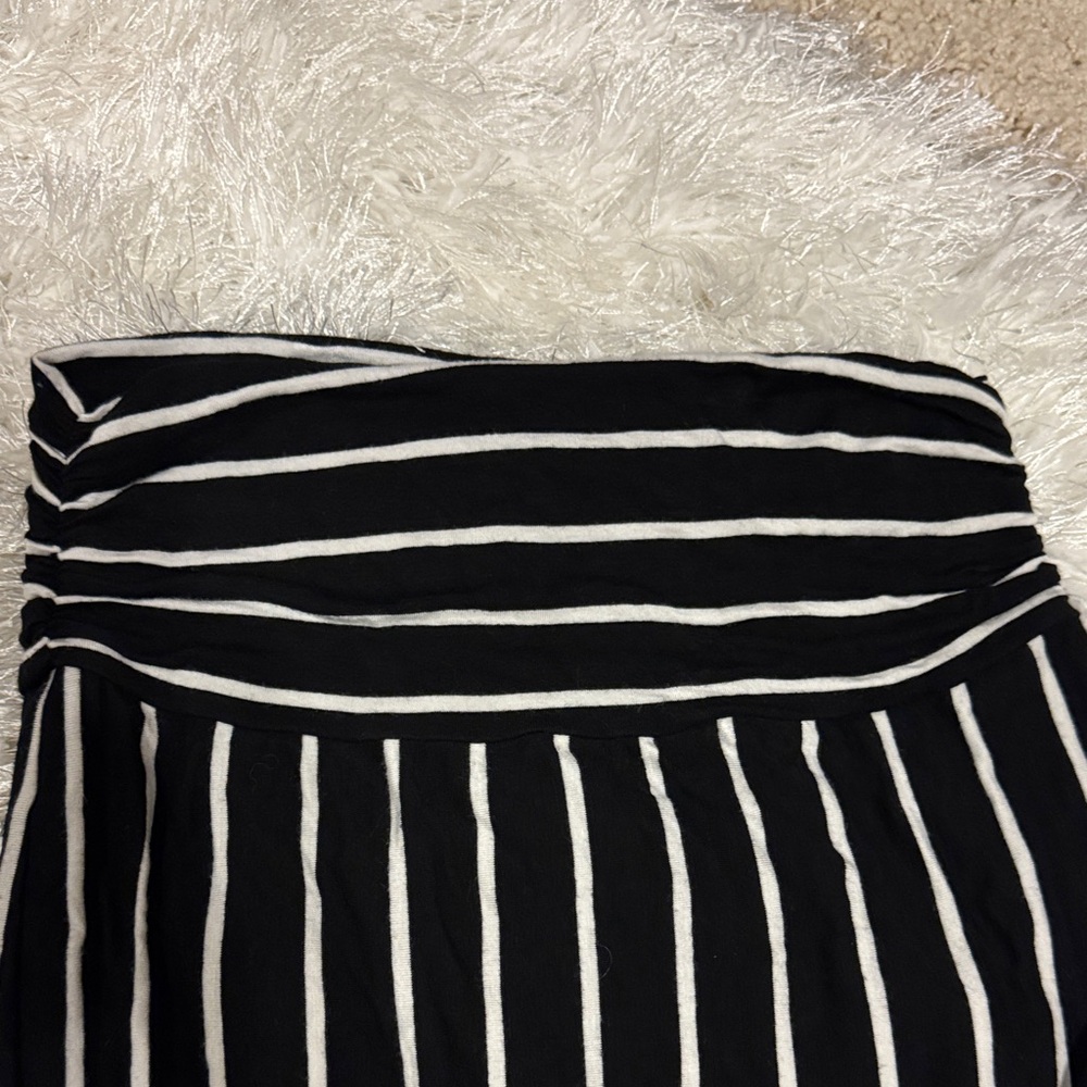 A. Byer Black and White Maxi Skirt - Picture 7 of 7